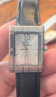 Women's 25mm Silver Tone London Quartz Watch, White Band